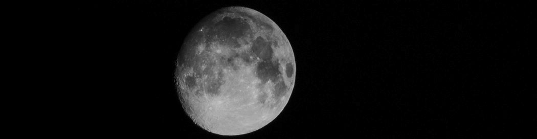 moon black and white header